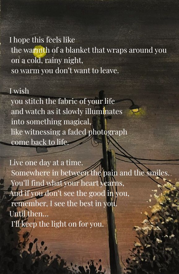 “A reflection on quiet warmth, healing, and unseen care. This piece explores finding light in small moments, stitching meaning through pain and growth, and the silent presence of someone who believes in you even when you don’t.”

Original Artwork: Shamod Chanuka